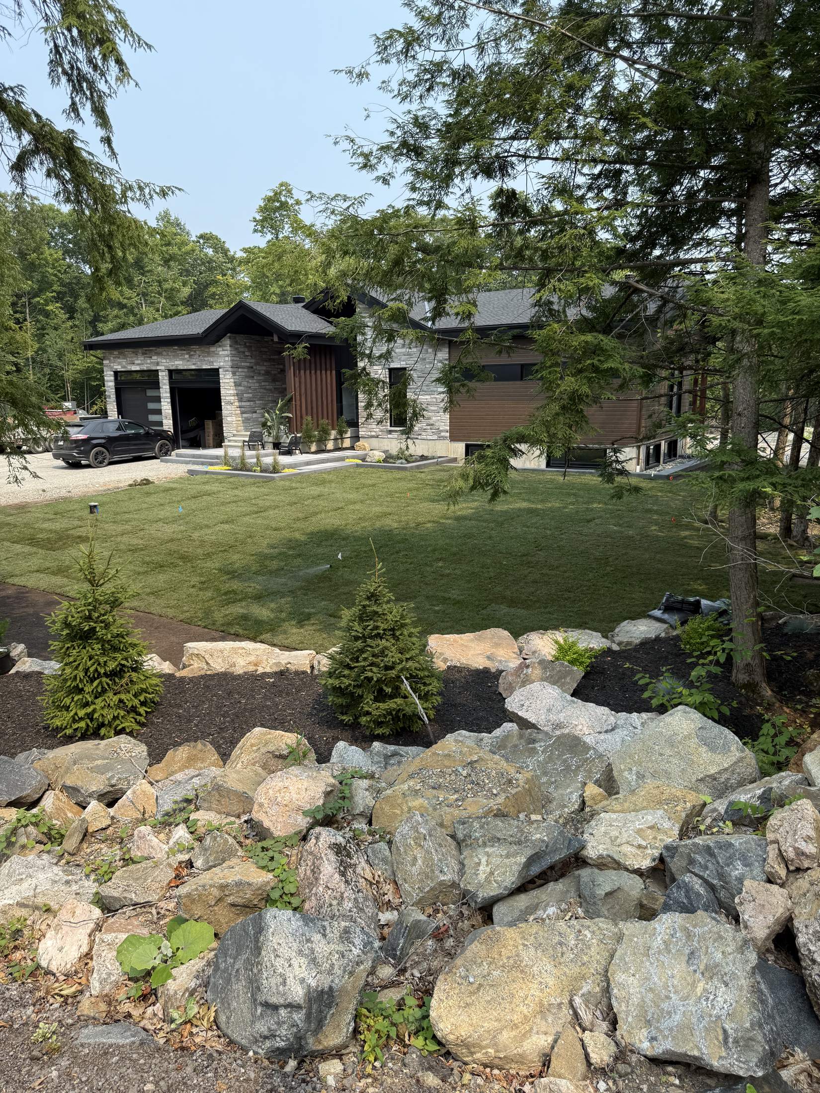 Aménagement façade moderne