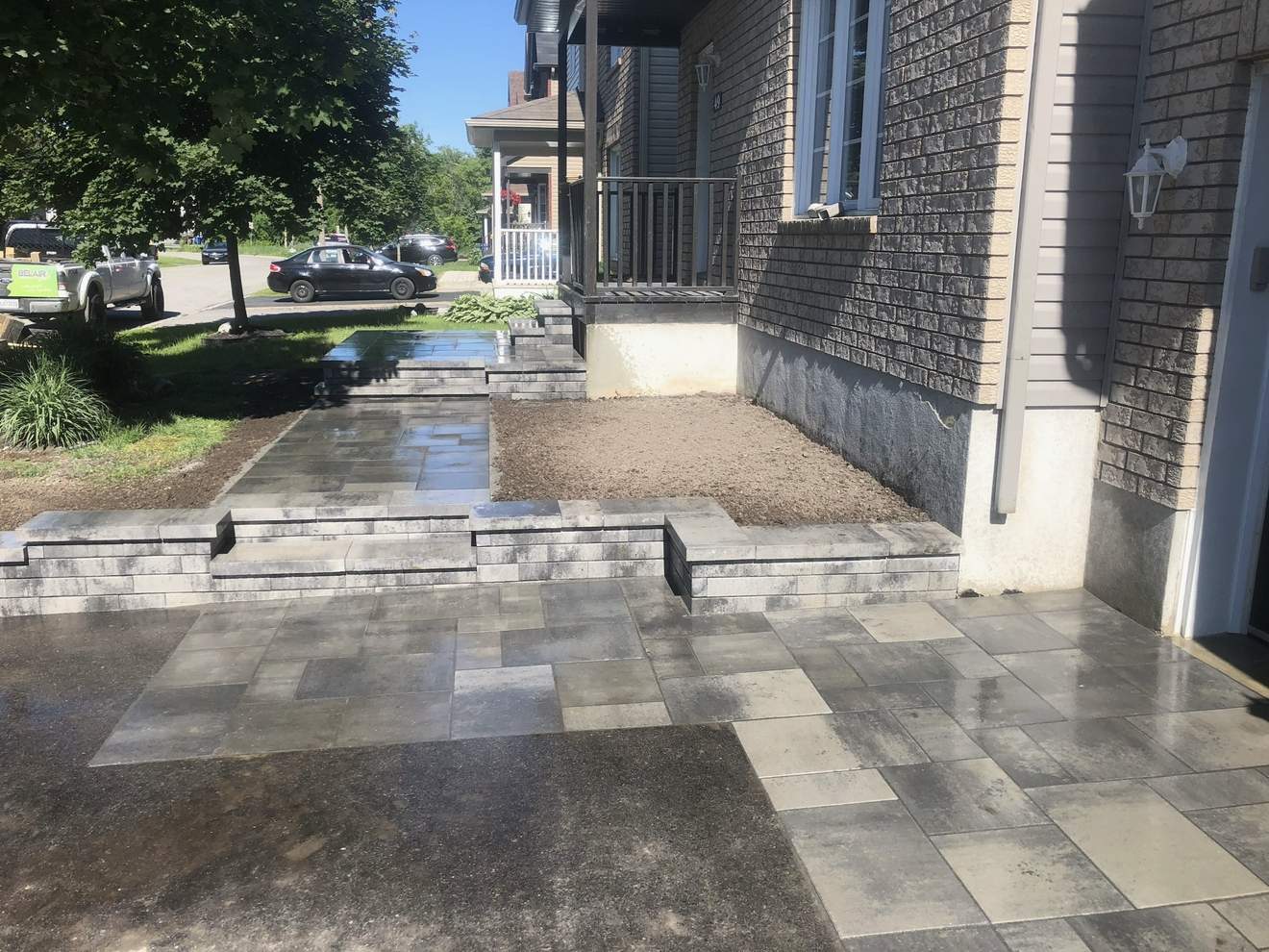 Entrée avec bordures