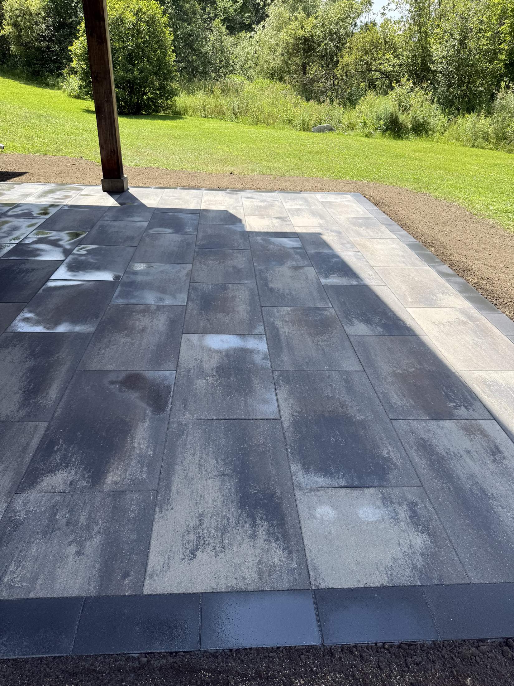 Terrasse & bordure beige