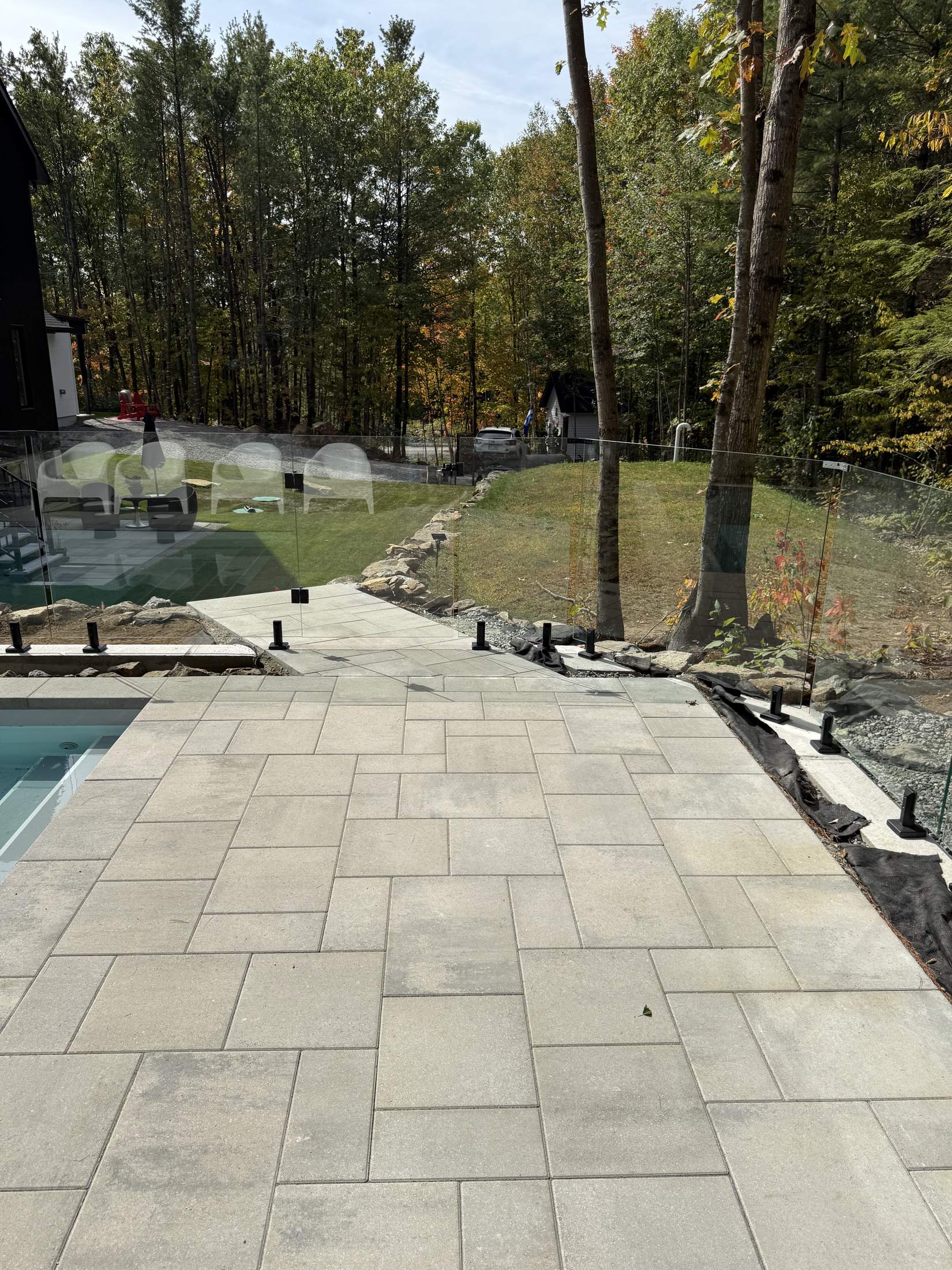 Terrasse & clôture verre